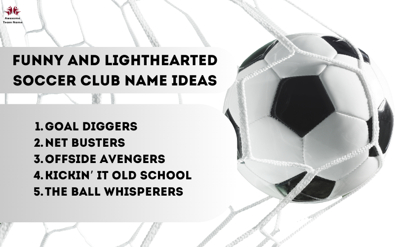 A soccer field with players celebrating, highlighting funny and lighthearted soccer club name ideas for inspiration